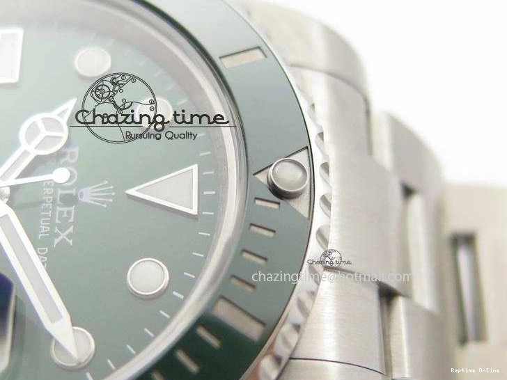 0417 TopPick Submariner 116610 LV Green Ceramic JF 1:1 Best Edition On SS Bracelet SA3135 V 3974